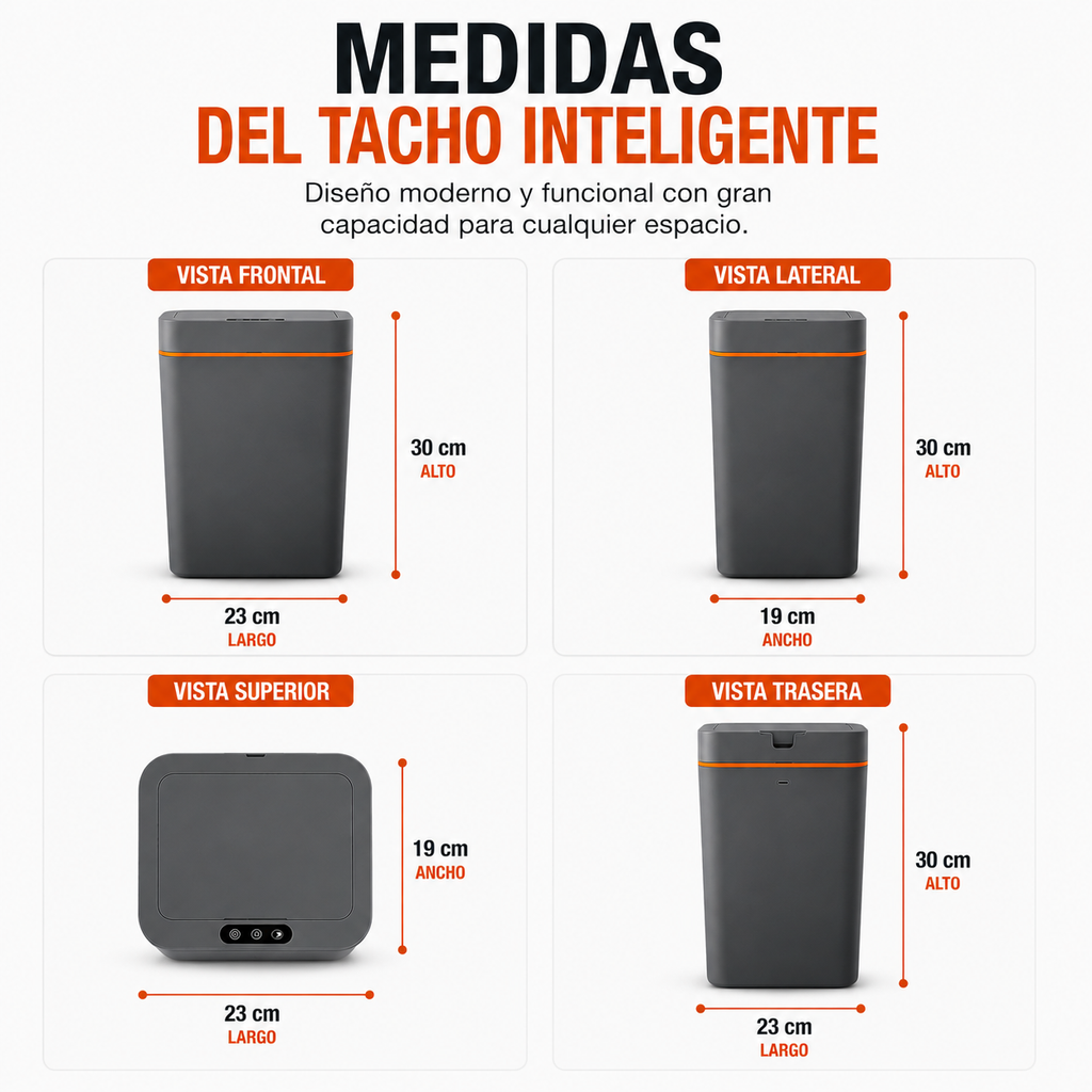 Tacho Inteligente con Sensor "CleanTouch"